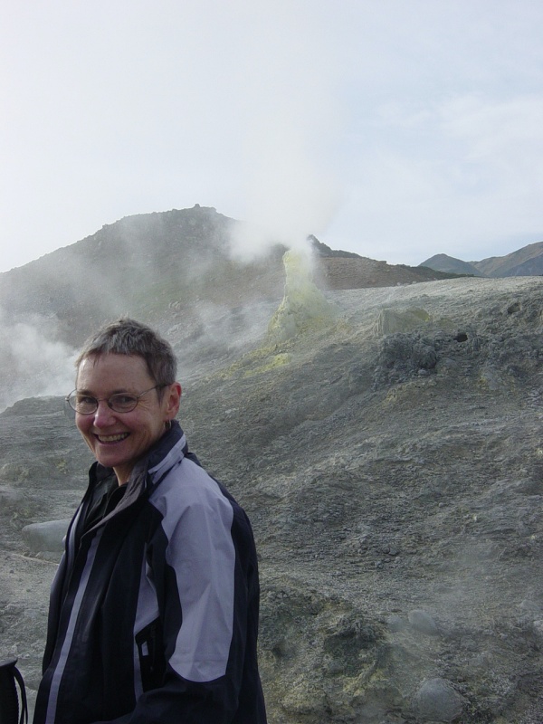 Maura High among misty hills